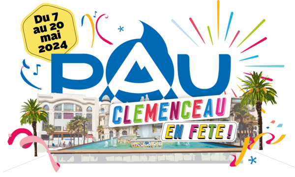 Logo en grande taille de l'événement Clemenceau en fête à Pau