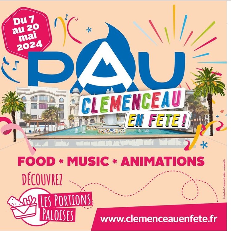 Aperçu instagram du logo de Clemenceau en fête