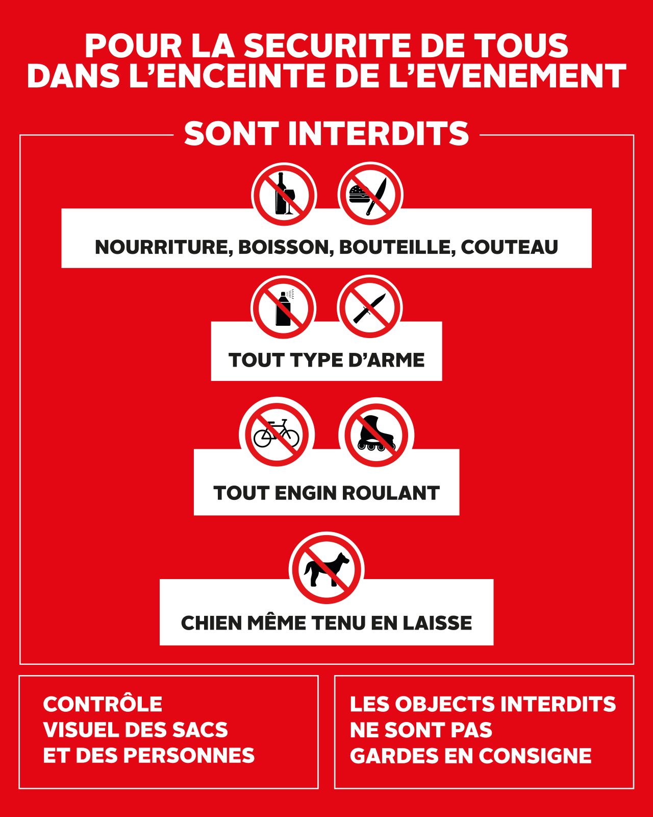 consignes consignes